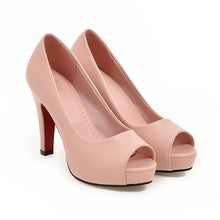 Sophisticated Open Toe Pumps